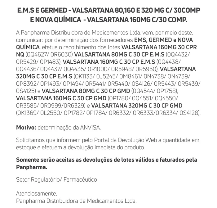 Comunicado-Recall-VALSARTANA-EMS-GERMED-NQ