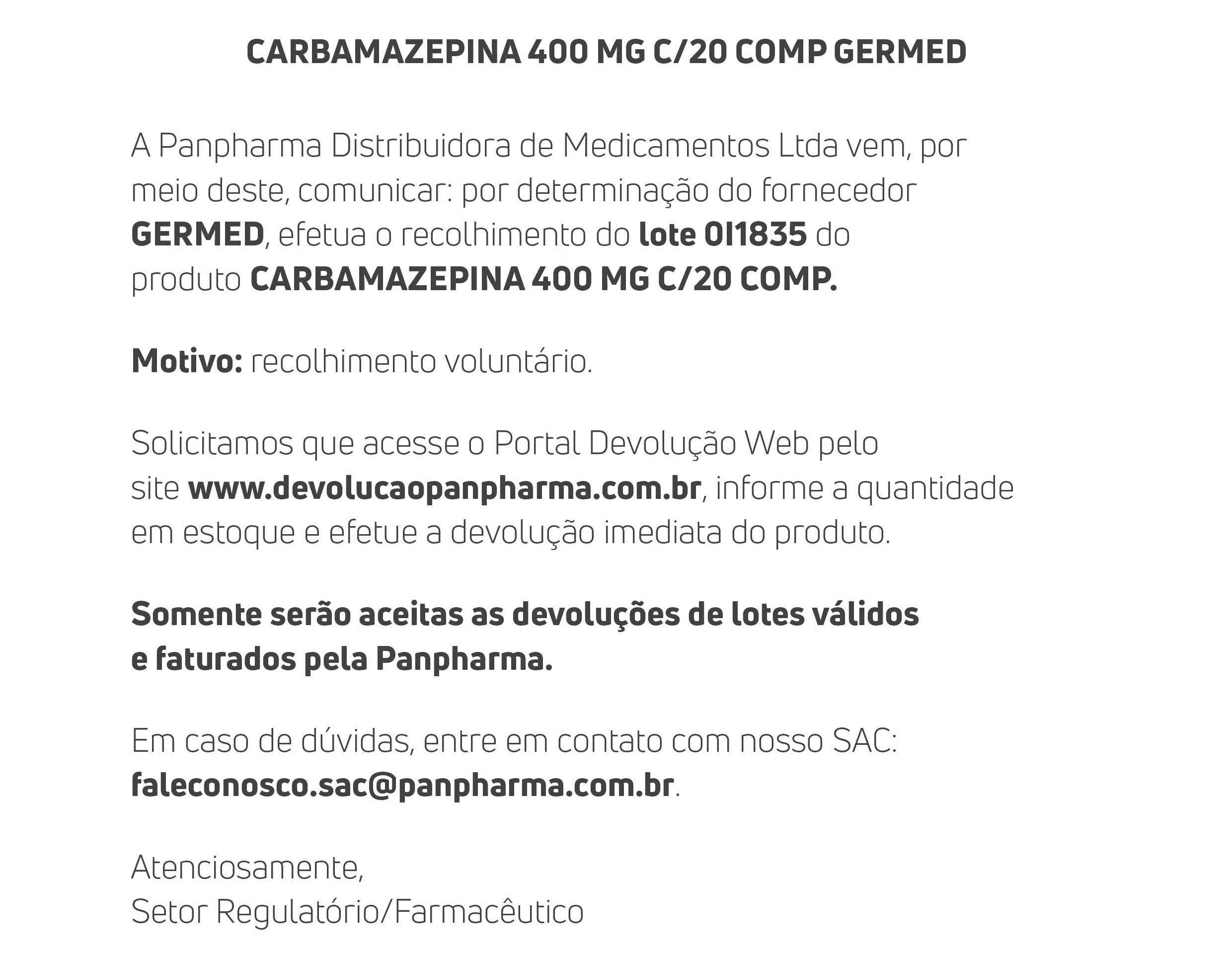 Comunicado_Recall_Carbamazepina_400mg_c20_GERMED