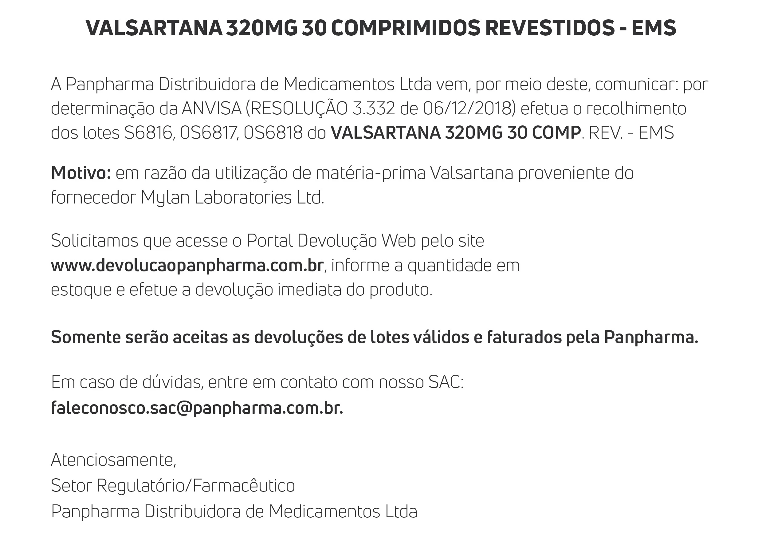 Comunicado_Recall_VALSARTANA-320MG-EMS